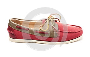 Pink boat shoes or top sider