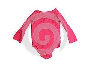 Pink bodysuit for baby girl