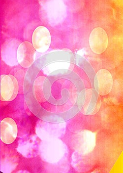 Pink bokeh background perfect for Party, Anniversary, Birthdays, celebration. Free space for text