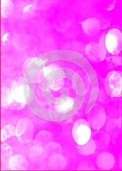 Pink bokeh background perfect for Party, Anniversary, Birthdays, celebration. Free space for text