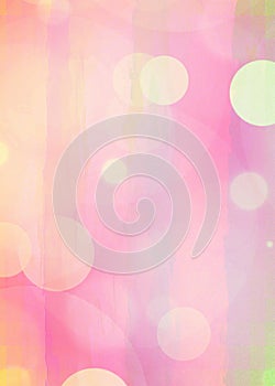 Pink bokeh background perfect for Party, Anniversary, Birthdays, celebration. Free space for text