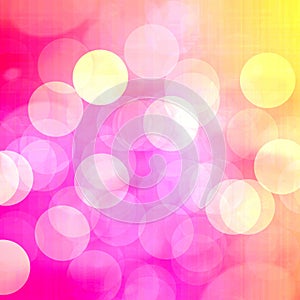 Pink bokeh background perfect for Party, Anniversary, Birthdays, Festive, celebration. Free space for text