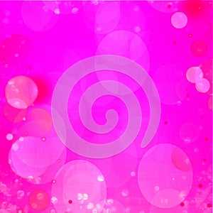 Pink bokeh square background, Suitable for Banners, holidays, ne year, christmas and various design works