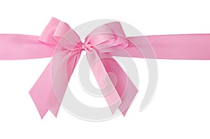 Pink bow photo