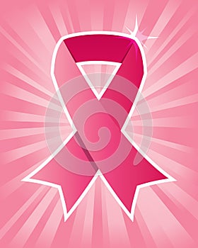 Pink Breast Cancer Ribbon