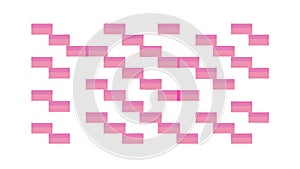 Pink Brick Wall Texture Pattern Vector, vector design Generative AI