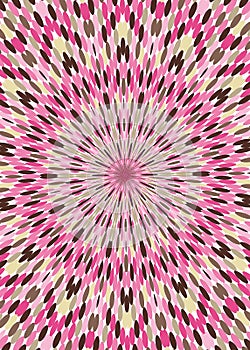 Pink Brown Kaleidoscope wallpaper background