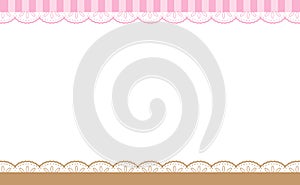 Pink And Brown Template Background