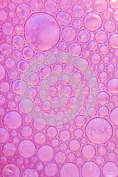 Pink Bubble Closeup background