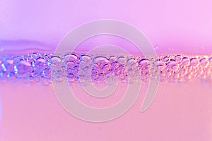 Pink Bubble Closeup background