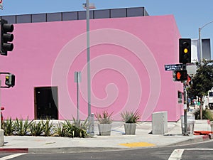 Pink Building Melrose Av Los Angeles, CA