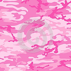 Pink Camouflage Pattern photo