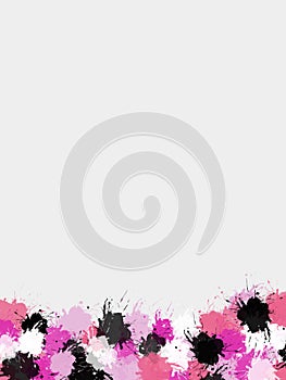 Pink camouflage splash