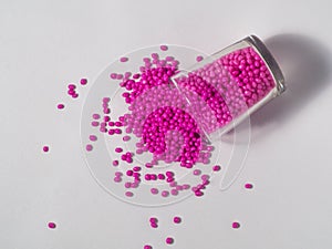 Pink candy masterbatch granule