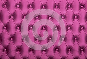 Pink capitone tufted fabric upholstery texture