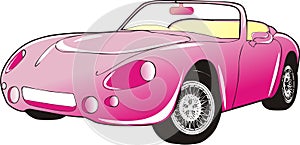 Pink car