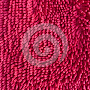 Pink carpet softness texture of doormat