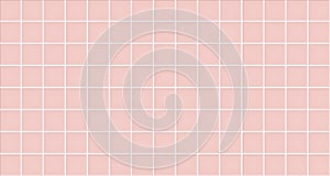 Pink ceramic tiles texture background vector illustration