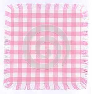 Pink checkered