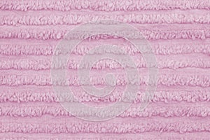 Pink Chenille Fabric Background