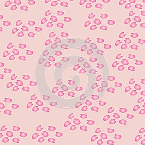 Pink Cherry blossom lobe seamless