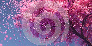 Pink Cherry Blossom Tree Springtime Beauty