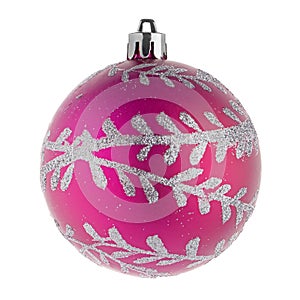 Pink christmas ball