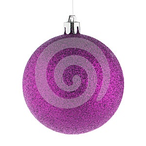 Pink christmas ball