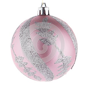 Pink christmas ball