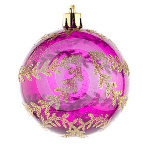 Pink christmas ball