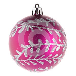 Pink christmas ball