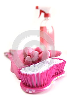 Pink cleaning kit