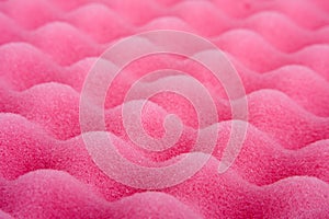 Pink cleaning sponge