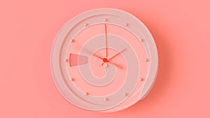 Pink clock