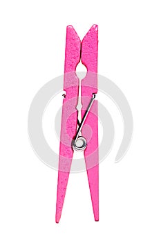 Pink clothes peg