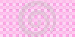 Pink color fabric tartan gingham abstract background texture wallpaper seamless pattern vector illustration EPS10