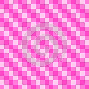 Pink color tone chess square texture illustration