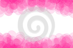 Pink colored hearts symbols with copyspase, abstract background for Valentine`s day