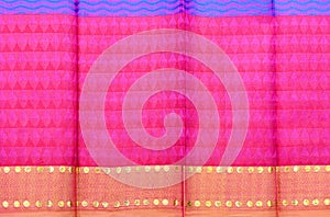 Pink colored silk background