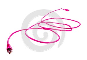 Pink computer cable