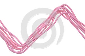 Pink computer cable