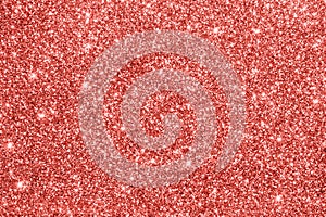 Pink coral shimmering glitter for texture or background