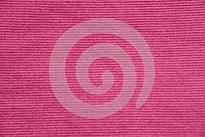 Pink corrugate fabric texture photo