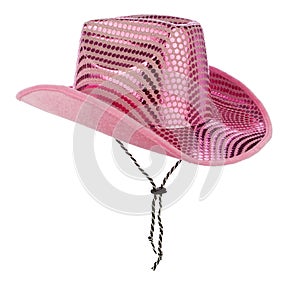 Pink cowgirl hat