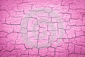 Pink Cracked Paint