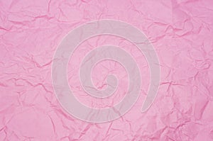 Pink creased paper