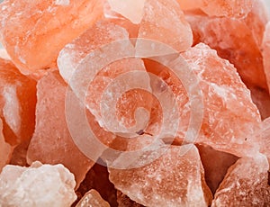 Pink crystal salt