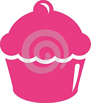 Pink Cupcake icon