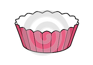 Cupcake wrapper clipart