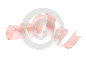 Pink Curling Gift Ribbon